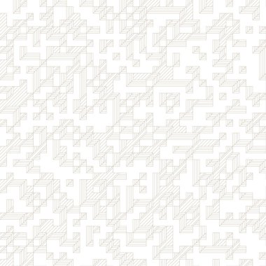 Edward Zajec 'in 1971' deki Il Cubo 'sunun uygulanması. Esasen 8 taştan oluşan bir Truchet fayans seti ve yerleştirme sanatı illüstrasyonu için kurallar