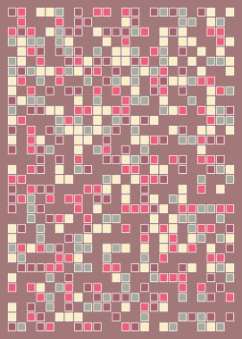 Ofset Quad üretken sanat arkaplan çizimi