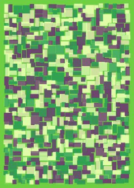 Ofset Quad üretken sanat arkaplan çizimi