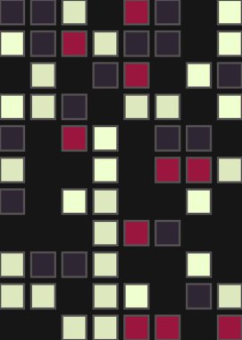 Ofset Quad üretken sanat arkaplan çizimi