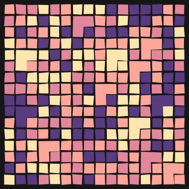 Ofset Quad üretken sanat arkaplan çizimi