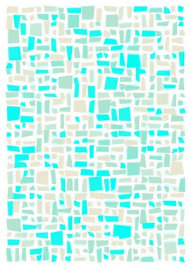 Ofset Quad üretken sanat arkaplan çizimi