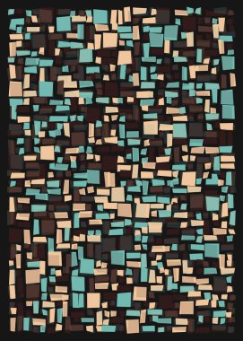 Ofset Quad üretken sanat arkaplan çizimi