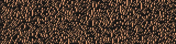 Edward Zajec 'in 1971' deki Il Cubo 'sunun uygulanması. Esasen 8 taştan oluşan bir Truchet fayans seti ve yerleştirme sanatı illüstrasyonu için kurallar