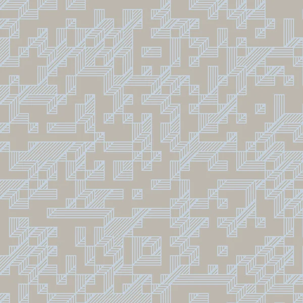 Edward Zajec 'in 1971' deki Il Cubo 'sunun uygulanması. Esasen 8 taştan oluşan bir Truchet fayans seti ve yerleştirme sanatı illüstrasyonu için kurallar