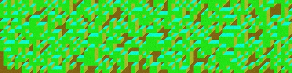 Edward Zajec 'in 1971' deki Il Cubo 'sunun uygulanması. Esasen 8 taştan oluşan bir Truchet fayans seti ve yerleştirme sanatı illüstrasyonu için kurallar