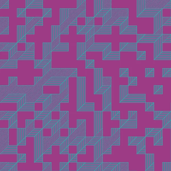 Edward Zajec 'in 1971' deki Il Cubo 'sunun uygulanması. Esasen 8 taştan oluşan bir Truchet fayans seti ve yerleştirme sanatı illüstrasyonu için kurallar