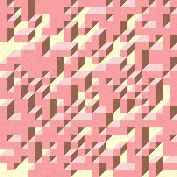 Edward Zajec 'in 1971' deki Il Cubo 'sunun uygulanması. Esasen 8 taştan oluşan bir Truchet fayans seti ve yerleştirme sanatı illüstrasyonu için kurallar