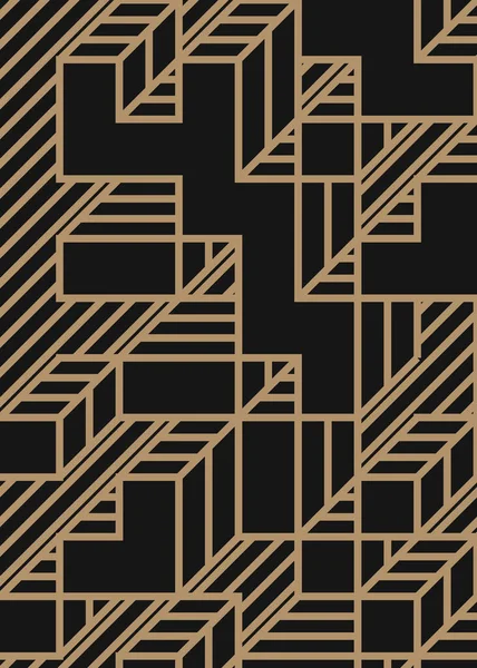 Edward Zajec 'in 1971' deki Il Cubo 'sunun uygulanması. Esasen 8 taştan oluşan bir Truchet fayans seti ve yerleştirme sanatı illüstrasyonu için kurallar