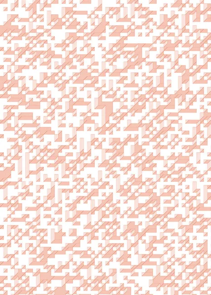 Edward Zajec 'in 1971' deki Il Cubo 'sunun uygulanması. Esasen 8 taştan oluşan bir Truchet fayans seti ve yerleştirme sanatı illüstrasyonu için kurallar