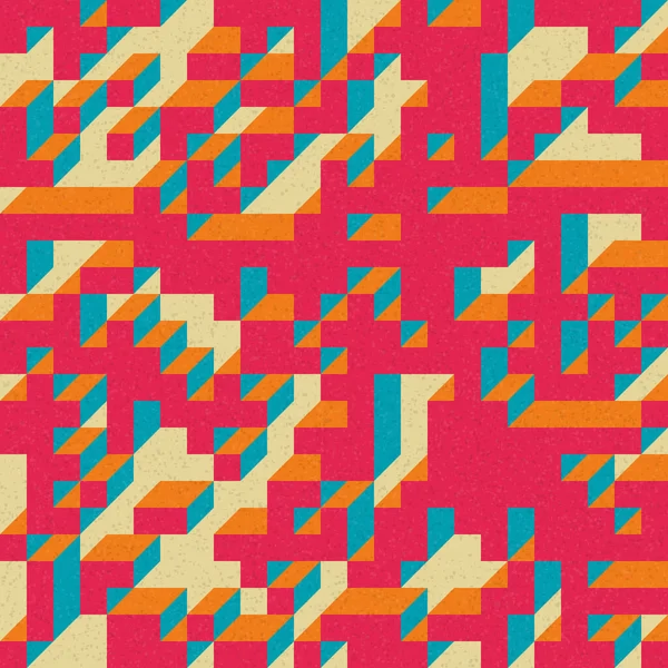 Edward Zajec 'in 1971' deki Il Cubo 'sunun uygulanması. Esasen 8 taştan oluşan bir Truchet fayans seti ve yerleştirme sanatı illüstrasyonu için kurallar