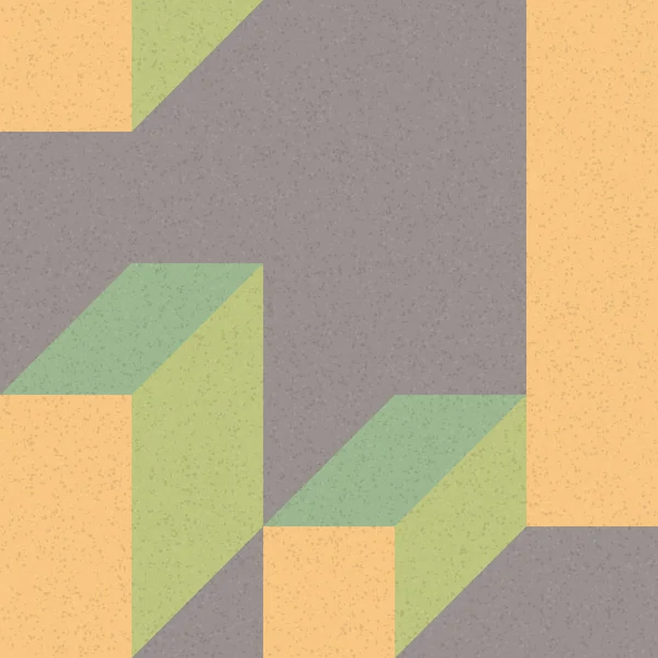 Edward Zajec 'in 1971' deki Il Cubo 'sunun uygulanması. Esasen 8 taştan oluşan bir Truchet fayans seti ve yerleştirme sanatı illüstrasyonu için kurallar