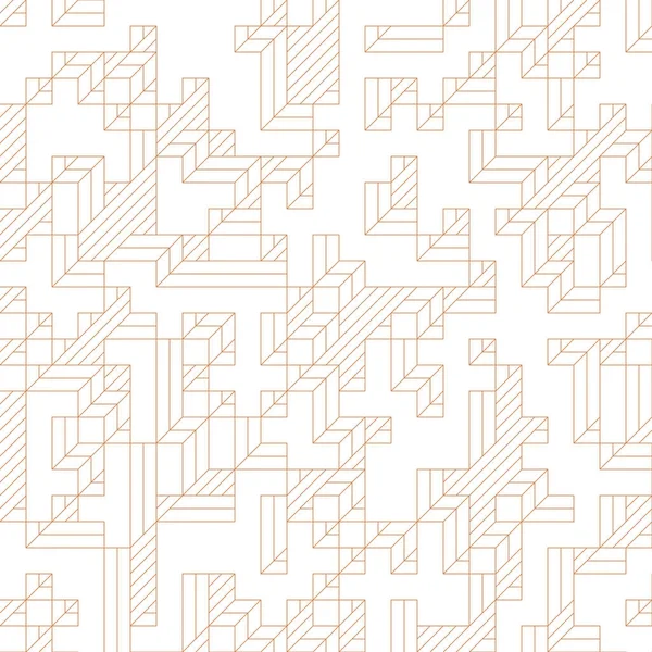 Edward Zajec 'in 1971' deki Il Cubo 'sunun uygulanması. Esasen 8 taştan oluşan bir Truchet fayans seti ve yerleştirme sanatı illüstrasyonu için kurallar