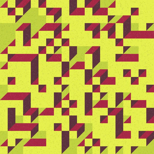 Edward Zajec 'in 1971' deki Il Cubo 'sunun uygulanması. Esasen 8 taştan oluşan bir Truchet fayans seti ve yerleştirme sanatı illüstrasyonu için kurallar