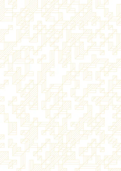 Edward Zajec 'in 1971' deki Il Cubo 'sunun uygulanması. Esasen 8 taştan oluşan bir Truchet fayans seti ve yerleştirme sanatı illüstrasyonu için kurallar