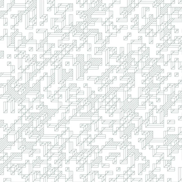 Edward Zajec 'in 1971' deki Il Cubo 'sunun uygulanması. Esasen 8 taştan oluşan bir Truchet fayans seti ve yerleştirme sanatı illüstrasyonu için kurallar