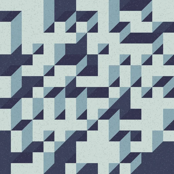 Edward Zajec 'in 1971' deki Il Cubo 'sunun uygulanması. Esasen 8 taştan oluşan bir Truchet fayans seti ve yerleştirme sanatı illüstrasyonu için kurallar