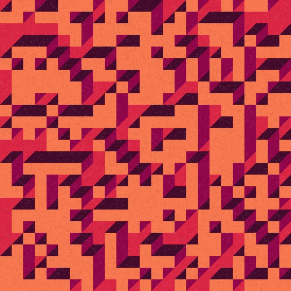 Edward Zajec 'in 1971' deki Il Cubo 'sunun uygulanması. Esasen 8 taştan oluşan bir Truchet fayans seti ve yerleştirme sanatı illüstrasyonu için kurallar