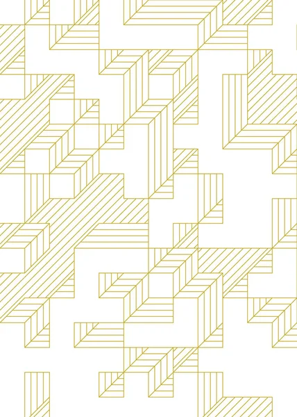 Edward Zajec 'in 1971' deki Il Cubo 'sunun uygulanması. Esasen 8 taştan oluşan bir Truchet fayans seti ve yerleştirme sanatı illüstrasyonu için kurallar