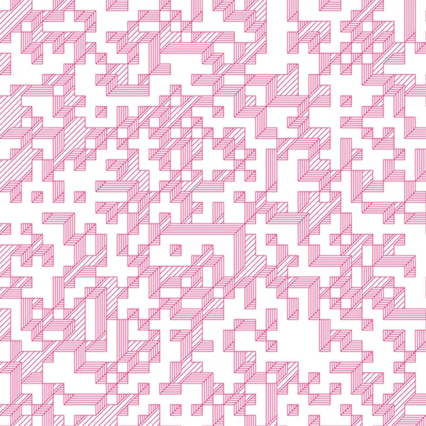 Edward Zajec 'in 1971' deki Il Cubo 'sunun uygulanması. Esasen 8 taştan oluşan bir Truchet fayans seti ve yerleştirme sanatı illüstrasyonu için kurallar