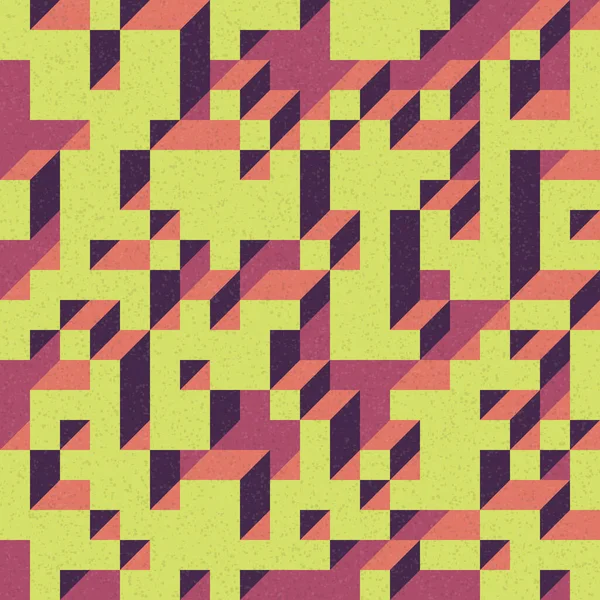 Edward Zajec 'in 1971' deki Il Cubo 'sunun uygulanması. Esasen 8 taştan oluşan bir Truchet fayans seti ve yerleştirme sanatı illüstrasyonu için kurallar