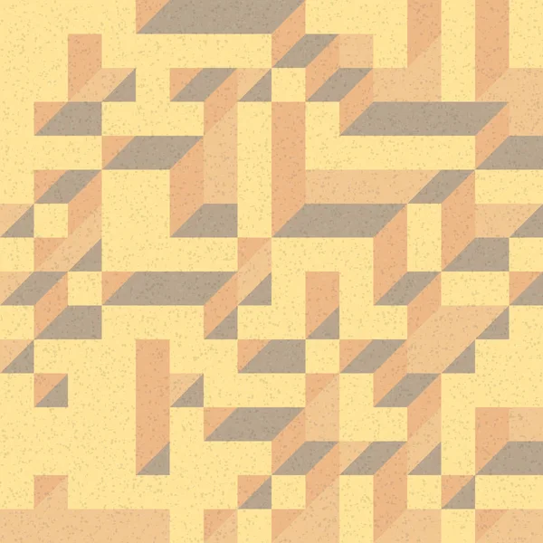 Edward Zajec 'in 1971' deki Il Cubo 'sunun uygulanması. Esasen 8 taştan oluşan bir Truchet fayans seti ve yerleştirme sanatı illüstrasyonu için kurallar