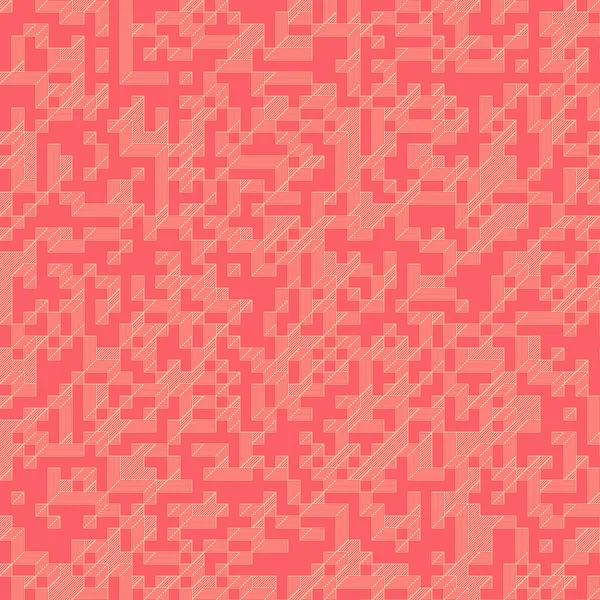 Edward Zajec 'in 1971' deki Il Cubo 'sunun uygulanması. Esasen 8 taştan oluşan bir Truchet fayans seti ve yerleştirme sanatı illüstrasyonu için kurallar