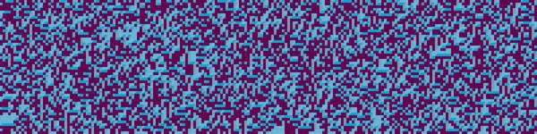 Edward Zajec 'in 1971' deki Il Cubo 'sunun uygulanması. Esasen 8 taştan oluşan bir Truchet fayans seti ve yerleştirme sanatı illüstrasyonu için kurallar