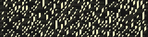 Edward Zajec 'in 1971' deki Il Cubo 'sunun uygulanması. Esasen 8 taştan oluşan bir Truchet fayans seti ve yerleştirme sanatı illüstrasyonu için kurallar