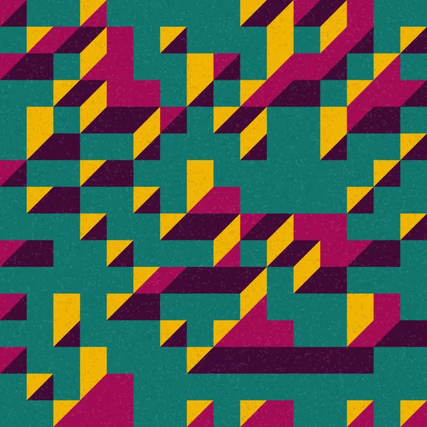 Edward Zajec 'in 1971' deki Il Cubo 'sunun uygulanması. Esasen 8 taştan oluşan bir Truchet fayans seti ve yerleştirme sanatı illüstrasyonu için kurallar