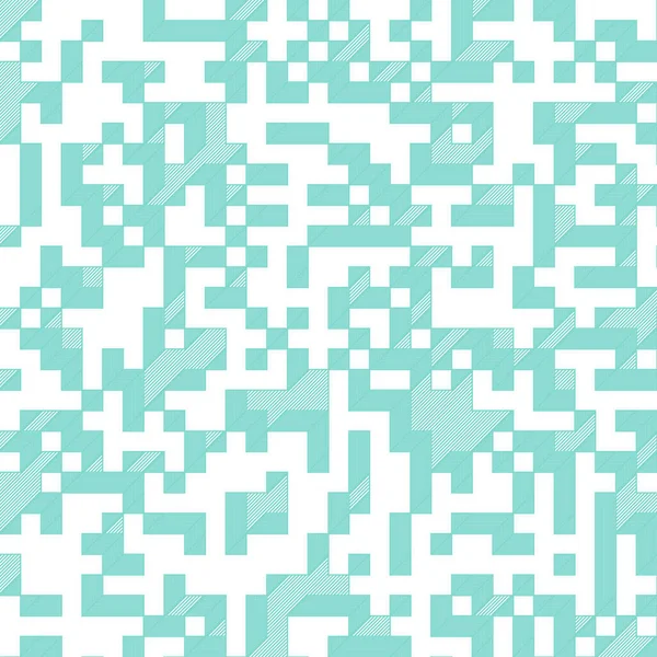 Edward Zajec 'in 1971' deki Il Cubo 'sunun uygulanması. Esasen 8 taştan oluşan bir Truchet fayans seti ve yerleştirme sanatı illüstrasyonu için kurallar