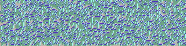 Edward Zajec 'in 1971' deki Il Cubo 'sunun uygulanması. Esasen 8 taştan oluşan bir Truchet fayans seti ve yerleştirme sanatı illüstrasyonu için kurallar