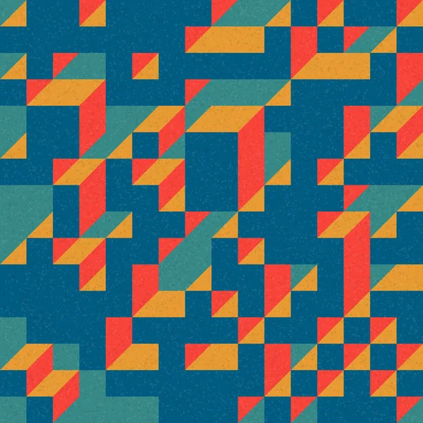 Edward Zajec 'in 1971' deki Il Cubo 'sunun uygulanması. Esasen 8 taştan oluşan bir Truchet fayans seti ve yerleştirme sanatı illüstrasyonu için kurallar