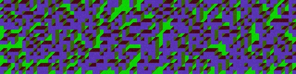 Edward Zajec 'in 1971' deki Il Cubo 'sunun uygulanması. Esasen 8 taştan oluşan bir Truchet fayans seti ve yerleştirme sanatı illüstrasyonu için kurallar