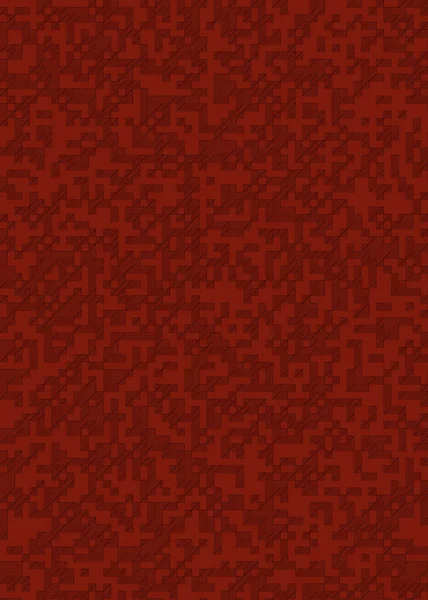 Edward Zajec 'in 1971' deki Il Cubo 'sunun uygulanması. Esasen 8 taştan oluşan bir Truchet fayans seti ve yerleştirme sanatı illüstrasyonu için kurallar