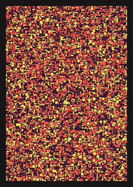 Ofset Quad üretken sanat arkaplan çizimi