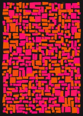 Ofset Quad üretken sanat arkaplan çizimi