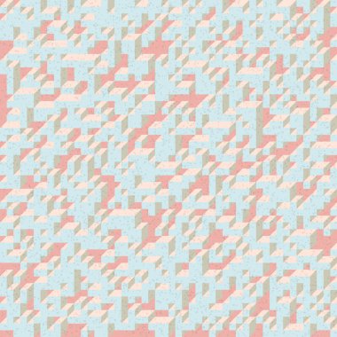 Edward Zajec 'in 1971' deki Il Cubo 'sunun uygulanması. Esasen 8 taştan oluşan bir Truchet fayans seti ve yerleştirme sanatı illüstrasyonu için kurallar