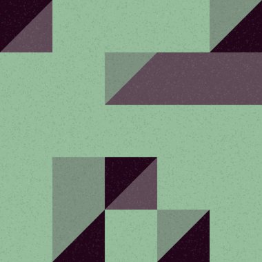 Edward Zajec 'in 1971' deki Il Cubo 'sunun uygulanması. Esasen 8 taştan oluşan bir Truchet fayans seti ve yerleştirme sanatı illüstrasyonu için kurallar