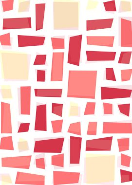 Ofset Quad üretken sanat arkaplan çizimi