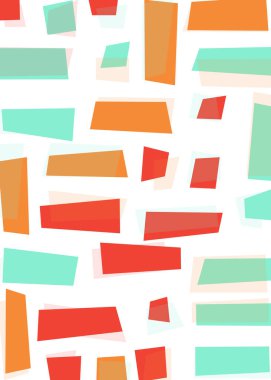 Ofset Quad üretken sanat arkaplan çizimi