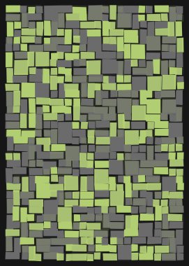 Ofset Quad üretken sanat arkaplan çizimi