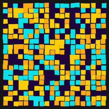 Ofset Quad üretken sanat arkaplan çizimi