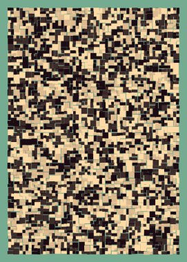 Ofset Quad üretken sanat arkaplan çizimi