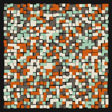 Ofset Quad üretken sanat arkaplan çizimi