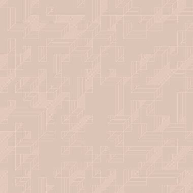 Edward Zajec 'in 1971' deki Il Cubo 'sunun uygulanması. Esasen 8 taştan oluşan bir Truchet fayans seti ve yerleştirme sanatı illüstrasyonu için kurallar