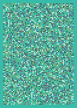 Ofset Quad üretken sanat arkaplan çizimi