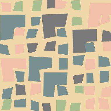 Ofset Quad üretken sanat arkaplan çizimi