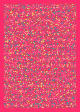 Ofset Quad üretken sanat arkaplan çizimi