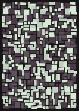 Ofset Quad üretken sanat arkaplan çizimi